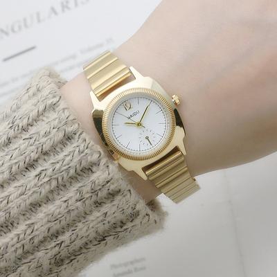 Luxusné dámske hodinky Minimalistický štýl Niche Svetlé Retro Oceľový remienok Malé Zlaté Quartzové hodinky relógio feminino Dropshipping