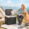 50L Portable Car Refrigerator - Grey and Black