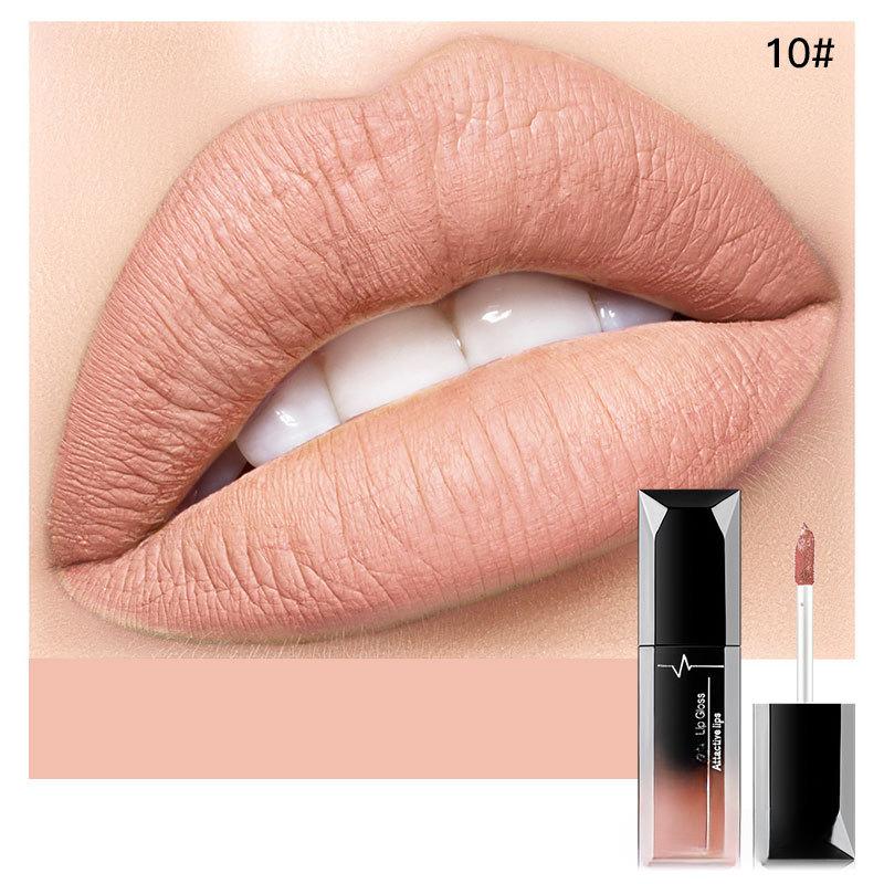 Dlouhotrvající tekutá rtěnka Matná hydratační Pokročilý lesk na rty Lesk na rty Glitter Matná konečná úprava rtů Makeup Rtěnka Ženy Sexy Beauty Kosmetika