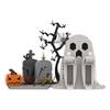 Non-Toxic Gobricks Moc Halloween Horror Middle Finger Ghost Building Blocks Educational Assembly Toys Gifts
