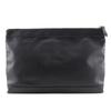 Navy Clip M Clutch Bag 373834 Black Lambskin Unisex Used