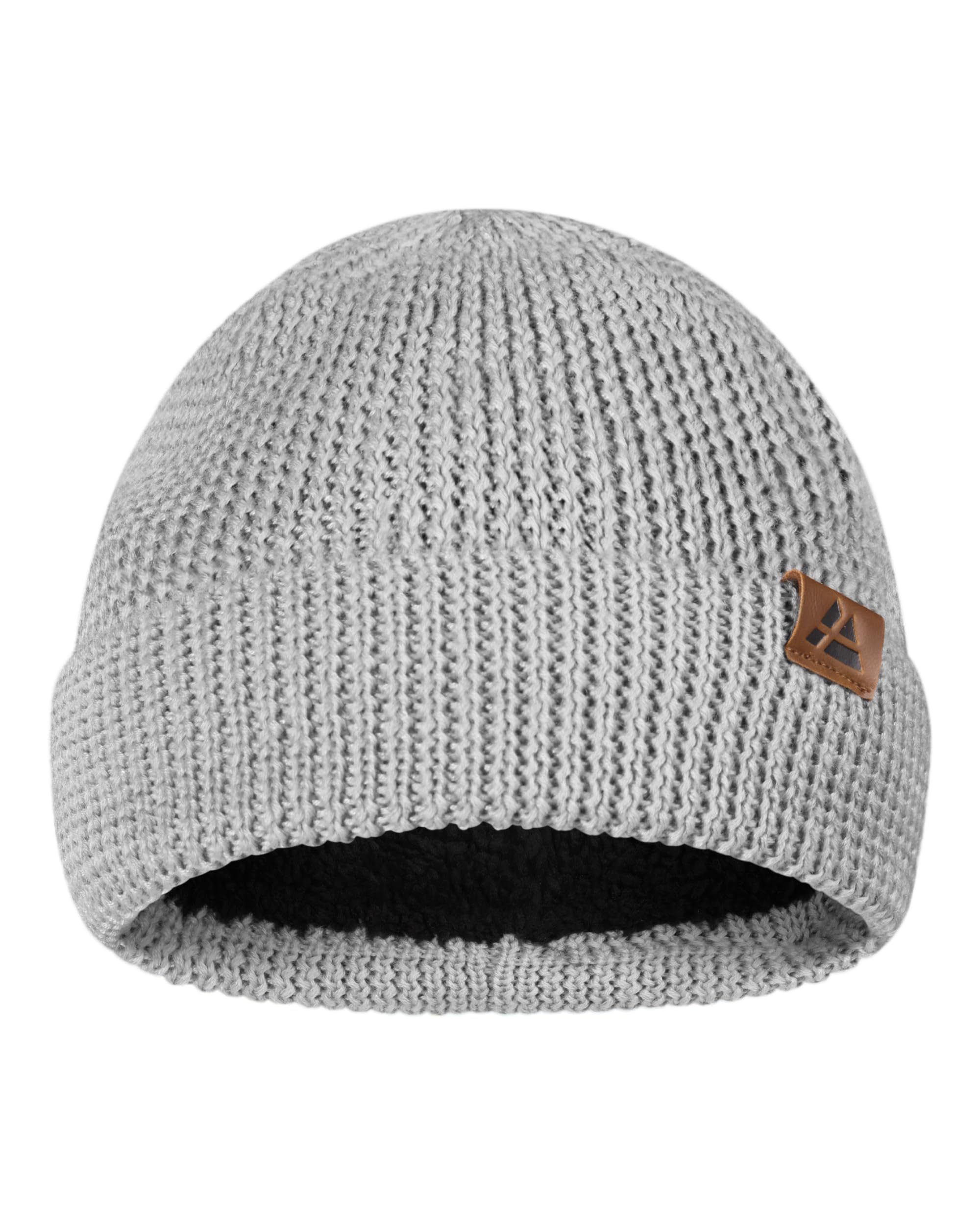 

Вязаная шапка из мериносовой шерсти DANISH ENDURANCE на флисовой подкладке, один размер, серый, все, мужская, женская серый