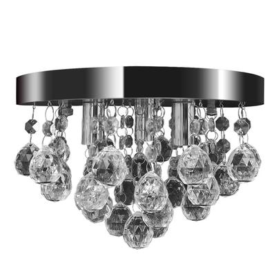 Vidaxl Crystal Ceiling Lamp, Chrome