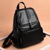 2024 Trendy Korean Women's PU College Backpack - Large Capacity, Casual Style