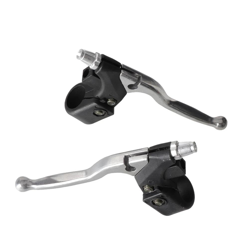 1 pair Motorcycle 7/8'' 22mm Left/Right Brake Lever For 47cc 49cc 2 Stroke Pocket Dirt Bike Moped Gas Scooter Mini Moto Parts