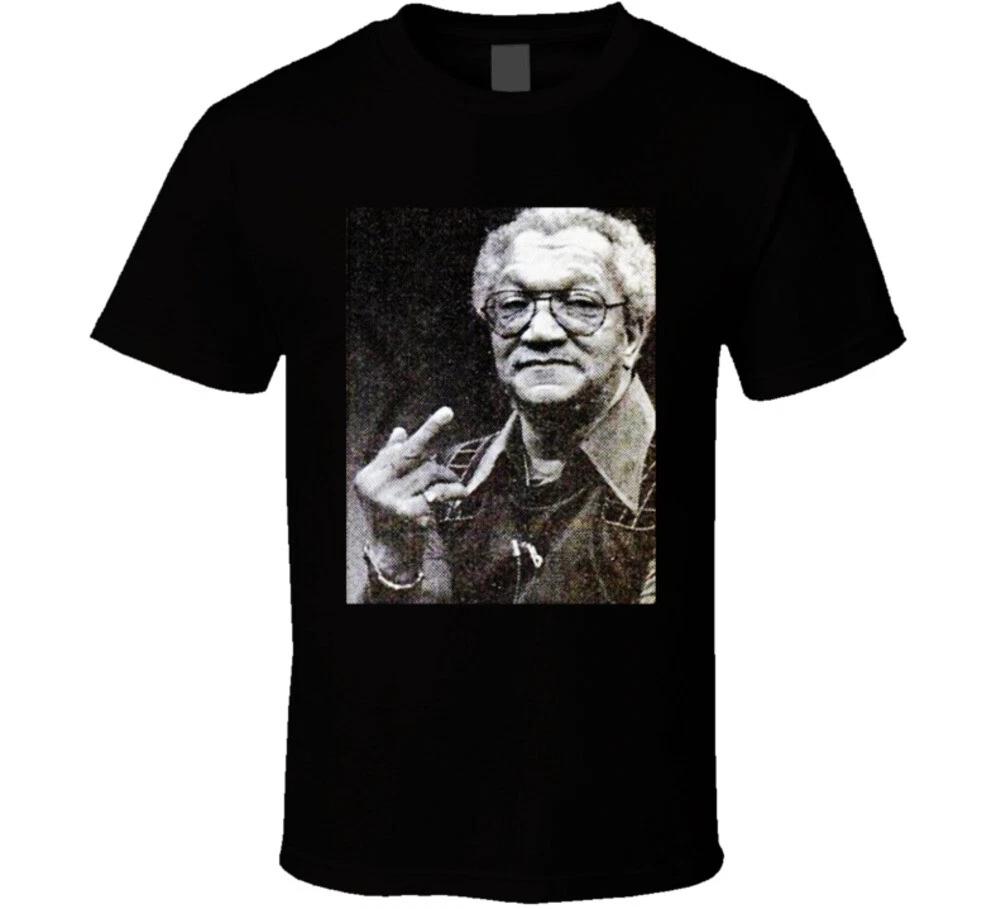Sanford And Son Redd Foxx Flipping The Bird 100% Cotton T-shirt Mens Womens Tees Top S