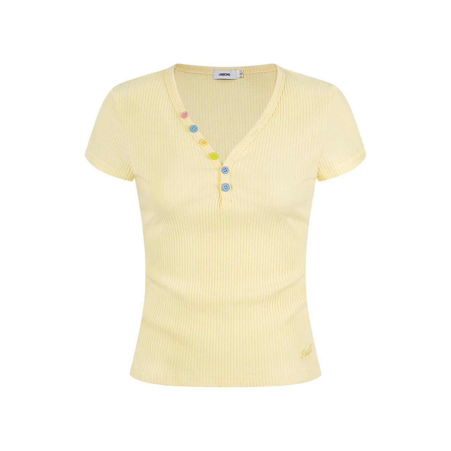 Women s Slim Fit V-neck Blue T-shirt - Unique Summer 2026 Design Large