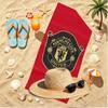 Football United F.C Print Beach Towel, Versatile Lightweight Absorbent Beach Towel for Pool Surf Yoga Bathroom, Perfect Birthday Holiday Gift