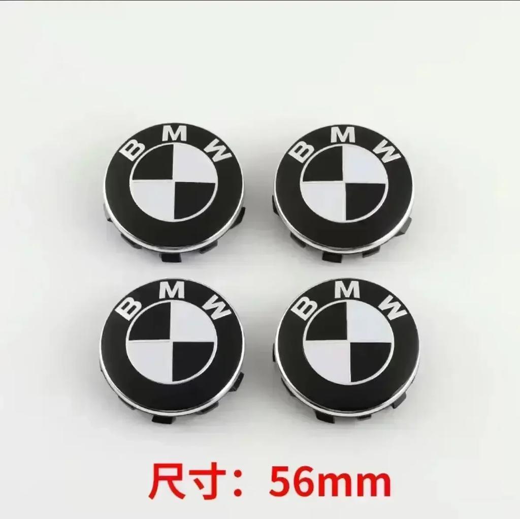 KSMH6 4Pcs 56mm 68mm BMW Emblem For BMW Wheel Hub Caps For BMW 3 Series 5 Series E60 E90 F10 F30 E46 E39 X5 E53 E70 E38 Z4