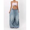European and American Versatile Loose Jeans Women 2025 American Retro High Street Wide-leg Loose Trousers Trend Ins