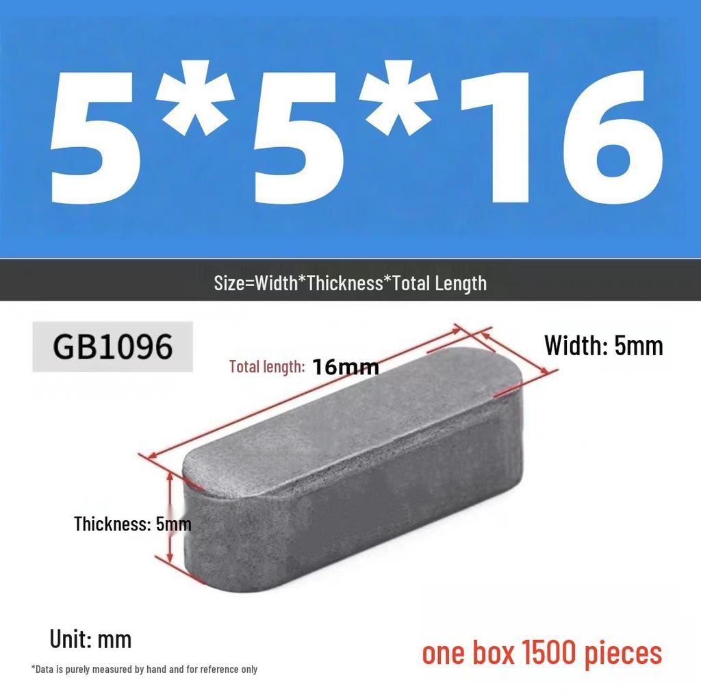 A3 Material Double Round Head Key Pin, Plain Key, Type A, Complete M3/M4/M5 Specifications