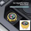 Car Stickers For Alfa Romeo Car Cigarette Lighter Cap Auto Lighter Dust Proof Cover Accessorie For Alfa Romeo 4C 159 166 SpiderTH7 