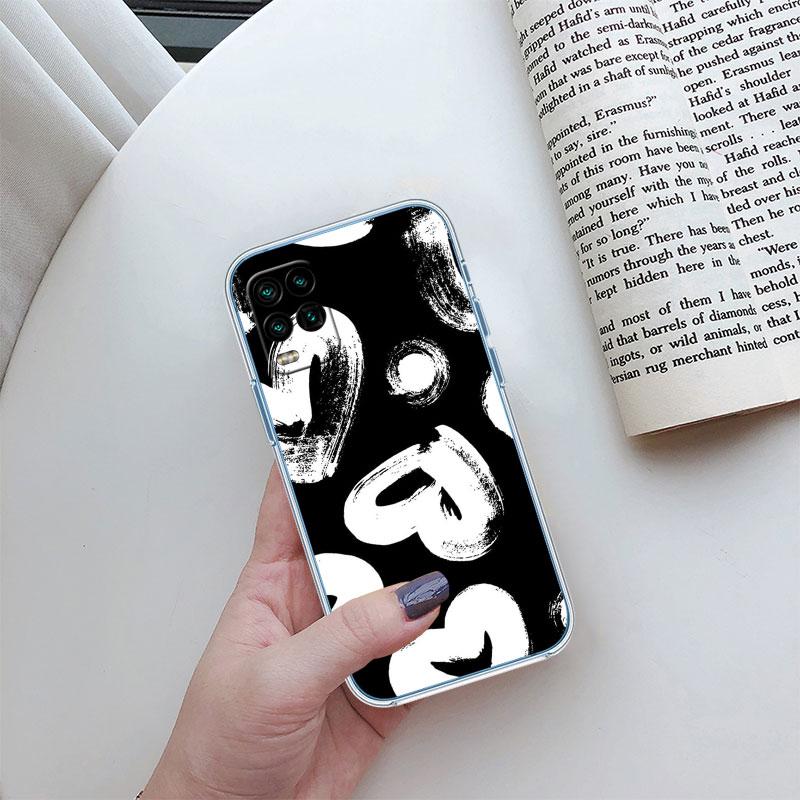 Calm Heart Art Transparent Phone Case for Motorola Moto G10 G20 G30 G31 G32 G34 G35 G41 G42 G50 G51 G52 G55 G60 G60S