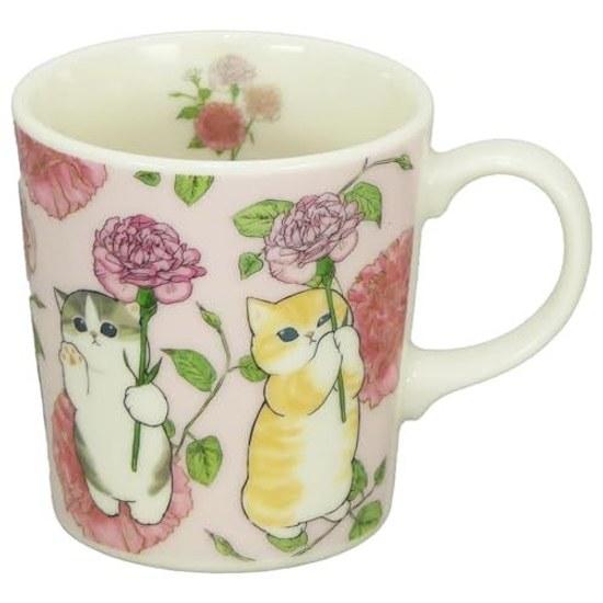 Yamaka Shoten Mofu Sand X Hibiya Kadan Mug Cup (Pink) Diameter 8.5 Height 9 cm 300 ml MFH11-11