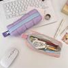 Cute Cotton-Filled Pencil Case Pen Bag Large-Capacity Student Stationery Storage Bag Portable  Girly Cosmetic Bag Gifts