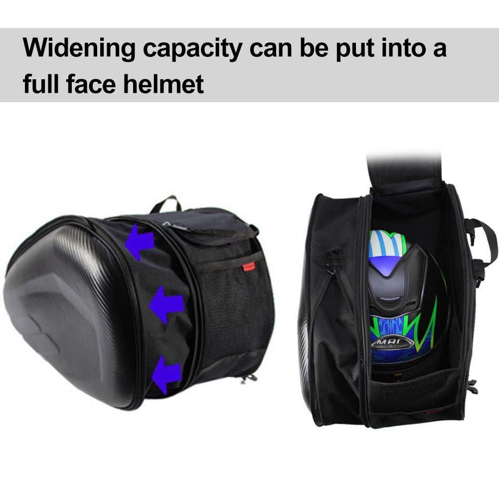 Dual-Sided Multi-Functional Motorcycle Saddle Bag and Helmet Carrier