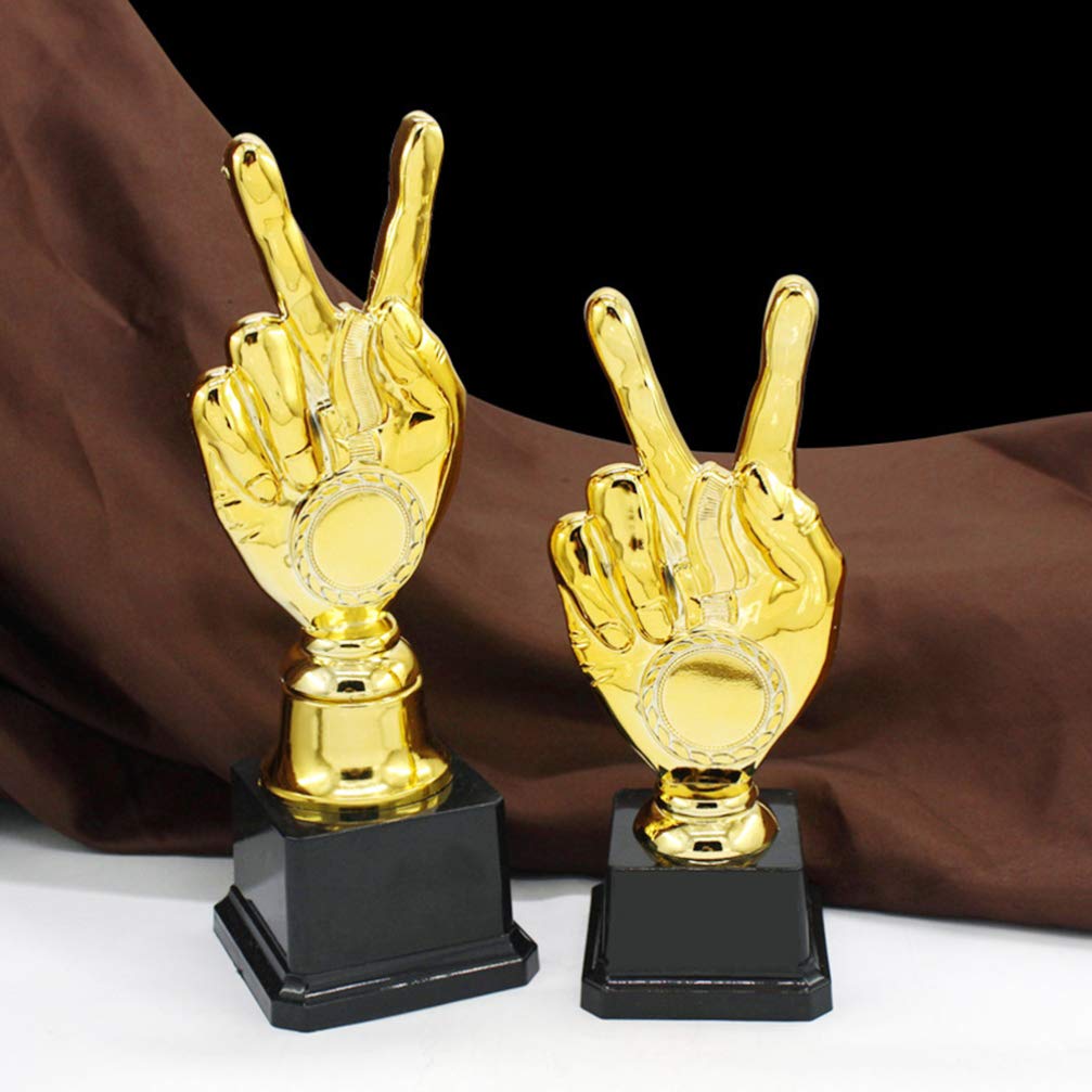 TOYMYTOY Championship Cup Trophy, Kids Educational, Gold, Toy, Celebration, Prop, Medal, Sports, Award, 18.5cm (Small)