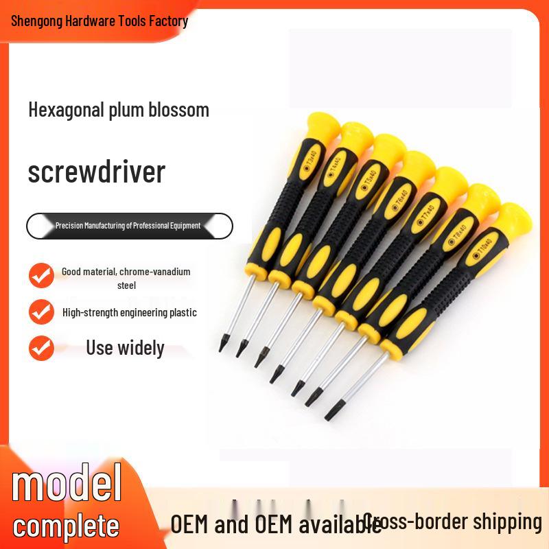 T6T7T8H Magnetic Torx Screwdriver for Xbox360 Console Repair