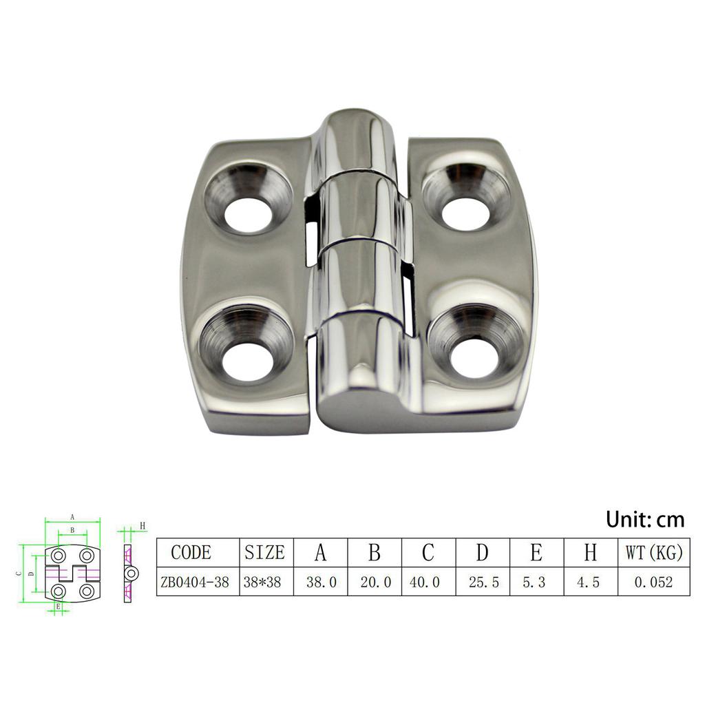 Boat Door Hinge Marine 316 Stainless Steel Hinge Short Side Door Hinge for Yacht