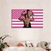 Vintage Rivalry Design Tapestry Retro Game Day Flag Sports Style Wall Decor Classic Competition Banner for Bedroom  Dorm