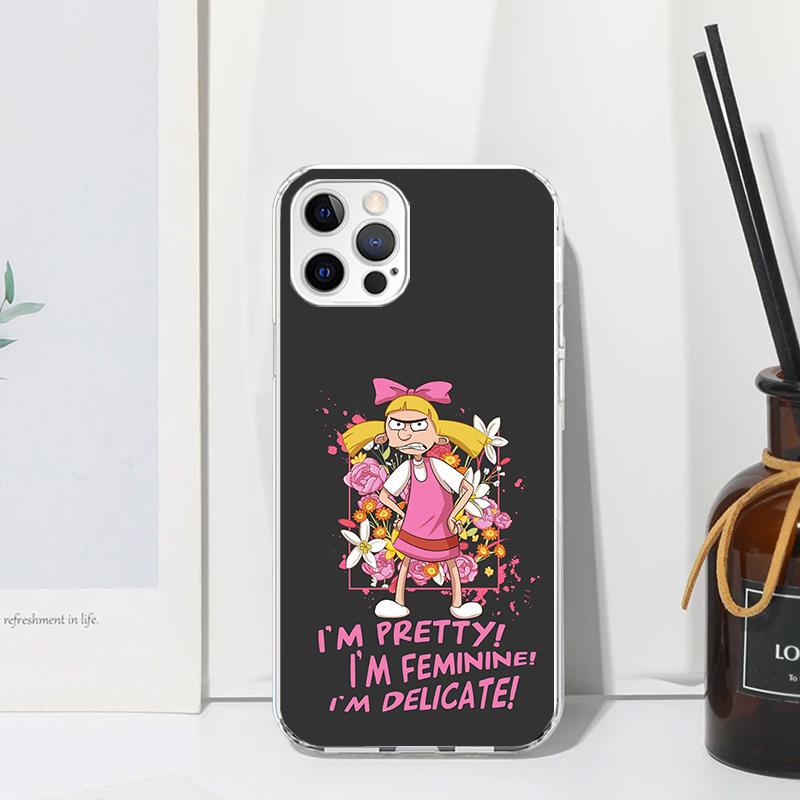 Cartoon Hey Arnold Fondos Phone Case For Iphone 17 Air 16 15 Plus 16E 14 Pro Max 13 Mini 12 11 7 8 SE Fundas Soft Back Cover 17