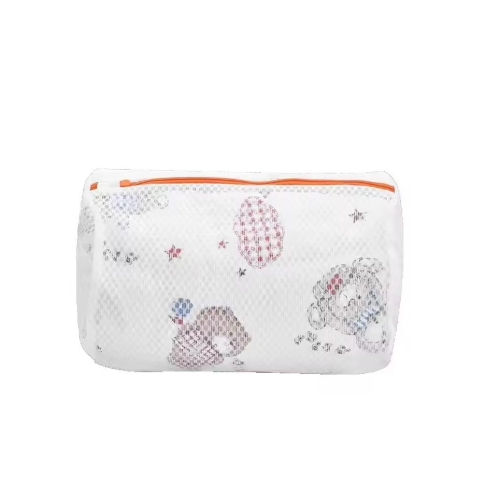

Cellular Mesh Laundry Bag Antibacterial Sweater Bra Care Bag Washing Machine Pouch 22*33cm