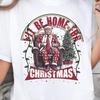I'll Be Home For Christmas Comfort Colors Shirt, Christmas Donald Trump T-Shirt, Sarcastic Santa Shirt, Christmas Santa Shirt, Trump Tee
