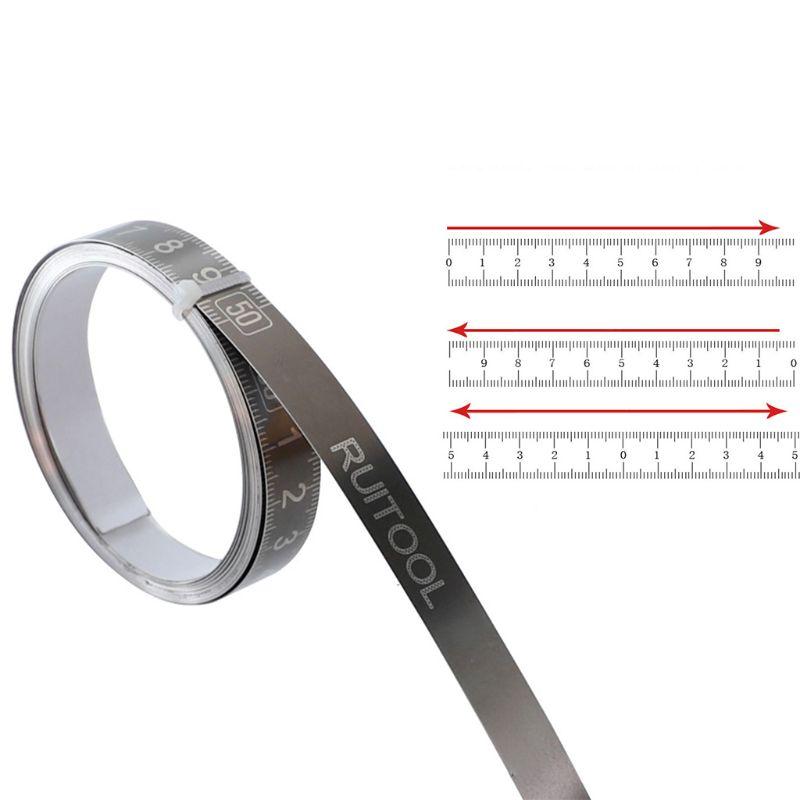 Adhesive Tape Measure Ruler Adhesive Measuring Tapes with Sticky Back Adhesive Back Ruler Stick Tape Measure Top Quality