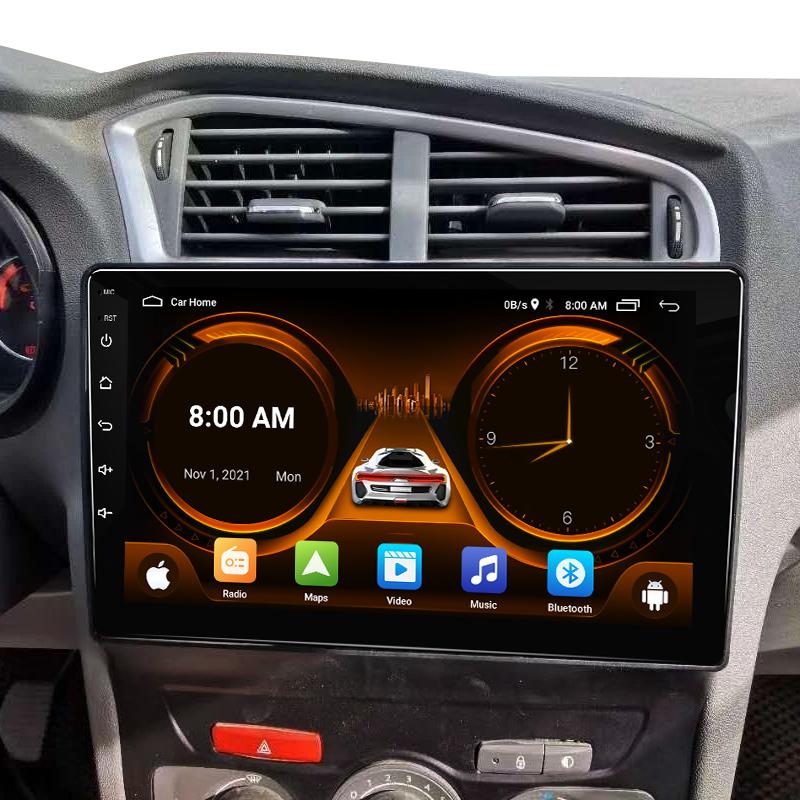 JIUYIN Android 13 Car Radio For Citroen C4 2 B7 2013 - 2016 Wireless CarPlay Android Auto Multimidia Video Car Systems