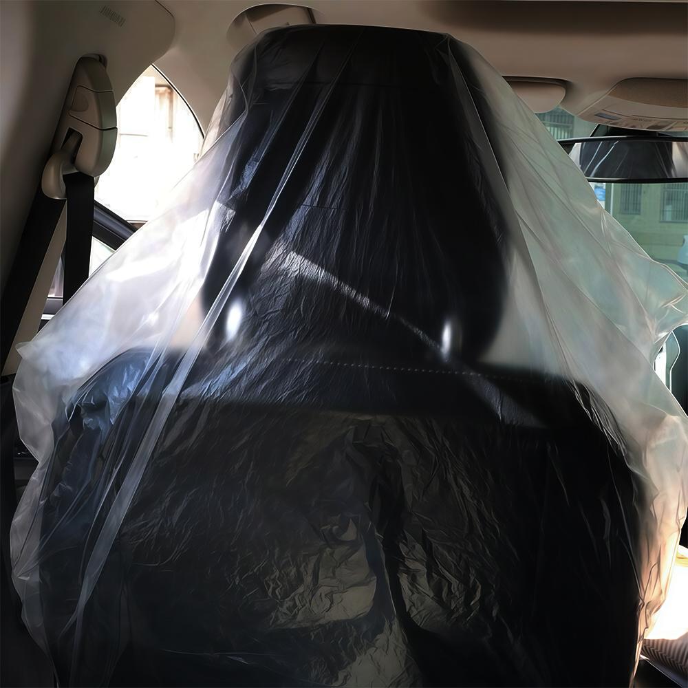 Seat Covers, Car Disposable Universal Plastic Seat Covers for Airplane Seats, Salon Chairs, Restaurant Seats, Bus Seats