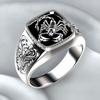 Zhenrong Wish 925 Silver Scorpio Embossed Men's Anniversary Ring