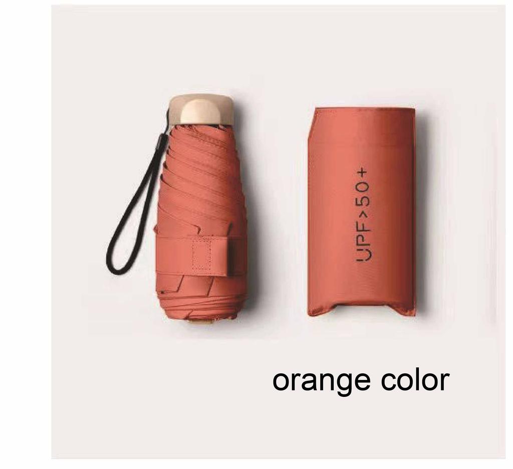 Mini fünffach faltbarer Schirm Sonnenschutz Sonnenschirm Sonnenschutz Anti-Ultraviolett klein und tragbar Herren und Damen Mode Sonne