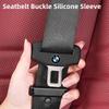 MDCF1 Car Sticker Car Seatbelt Buckle Cover Silicone Anti-scratch Protector Safety Belt Buckle Guard Car Accessories Interior For BMW