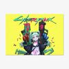 Cyberpunk Edgerunners Anime Tapestry Polyester Wall Hanging Cyberpunk Aesthetic Decor for Bedroom Gaming Room Dorm