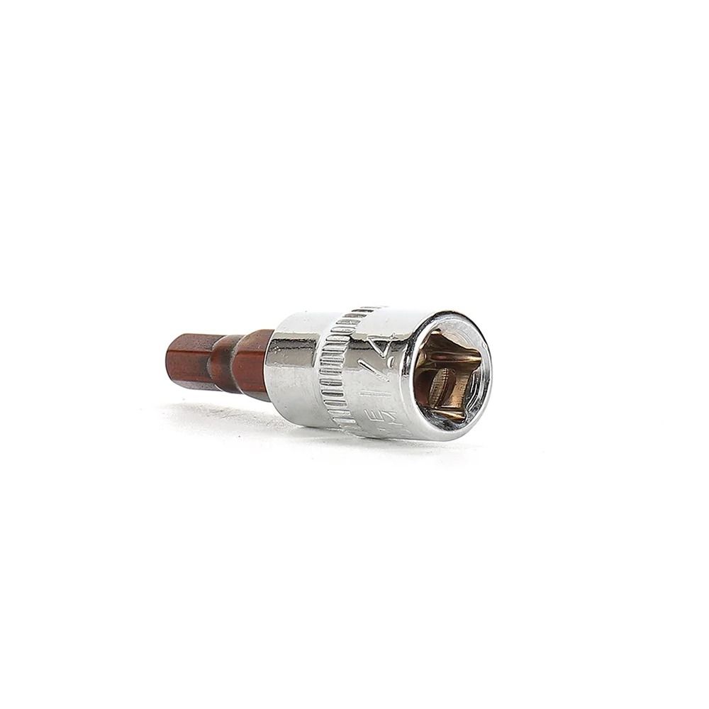 1Pcs 1/4'' 3/8" Square Drive Hex Socket Screwdriver Bit Hex Head H3 H4 H5 H6 H7 H8 H10 Spanner Driver Bit Hexagon Ratchet Wrench