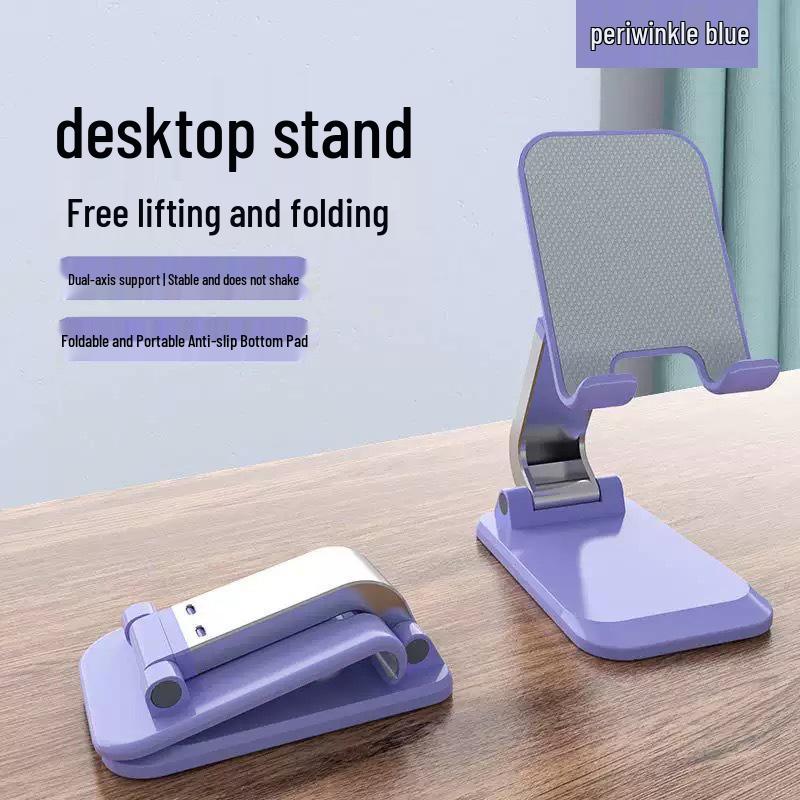 Aluminum Alloy Rotating Folding Phone Holder - Portable Desktop Stand with Custom Logo & Gift Option