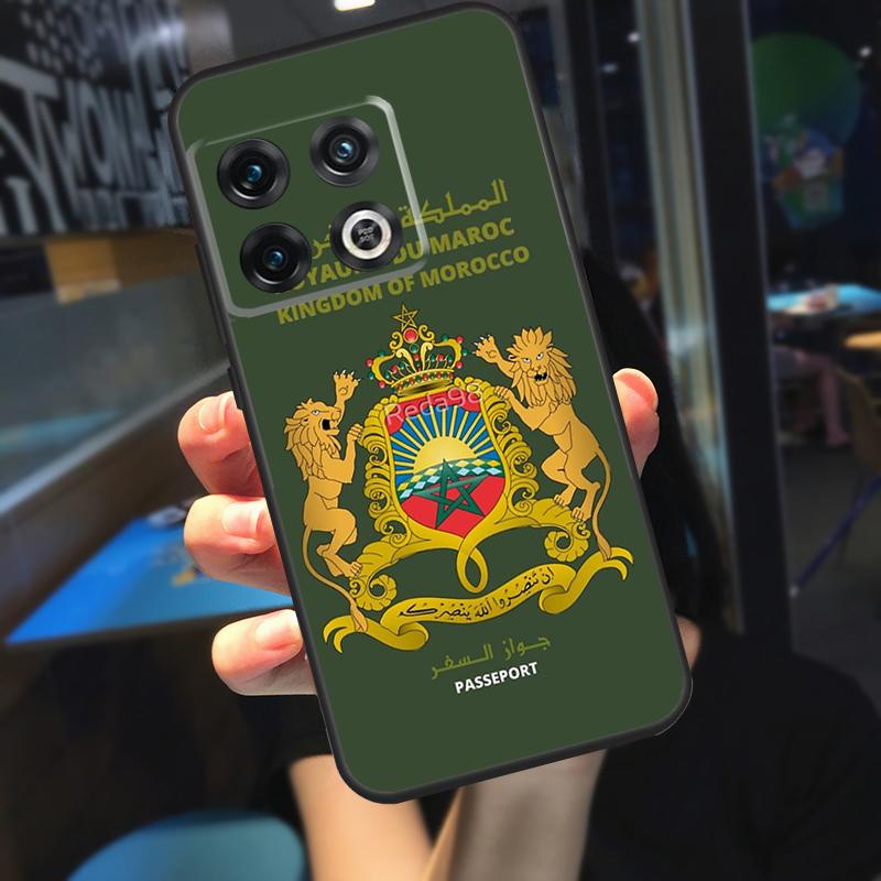 Morocco Flag Coat Of Arms Funda For OnePlus 13R 13 12 R 11 9 10 Pro 8T 9RT 10T OnePlus Nord CE 4 2 3 Lite N20 N30 Case