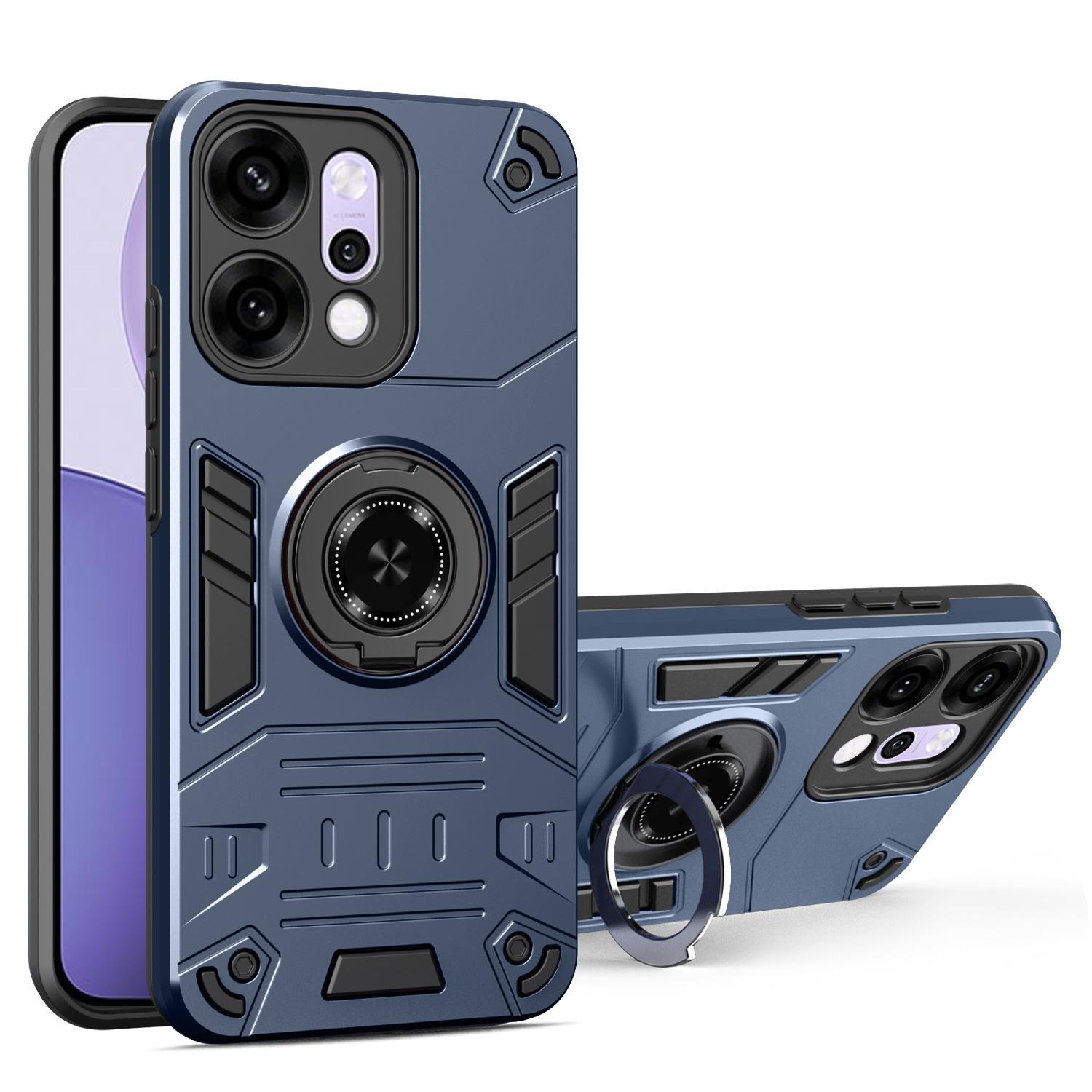 

Для Oppo Reno14 Pro 5G (Глобальний) Чохол з кільцем-підставкою PC + TPU Протиударний чохол для телефону