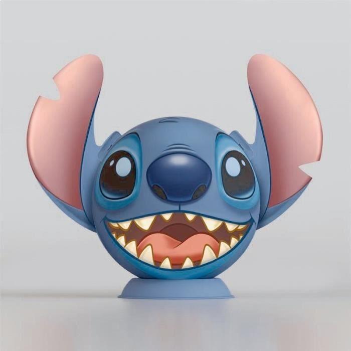 Puzzle 3d ball disney stitch 72 pièces, dès 6 ans, ravensburger, 11574
