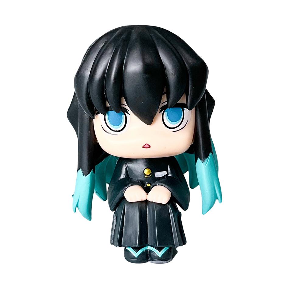 10cm Japan Anime LK Mitsuri Kanroji Sanemi Shinazugawa Giyuu Tomioka Muichiro Tokito Figure Toys for Xmas Gifts
