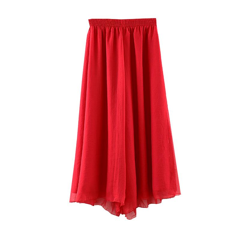 Flowy Women's Ethnic Jazz Dance Skirt Pants