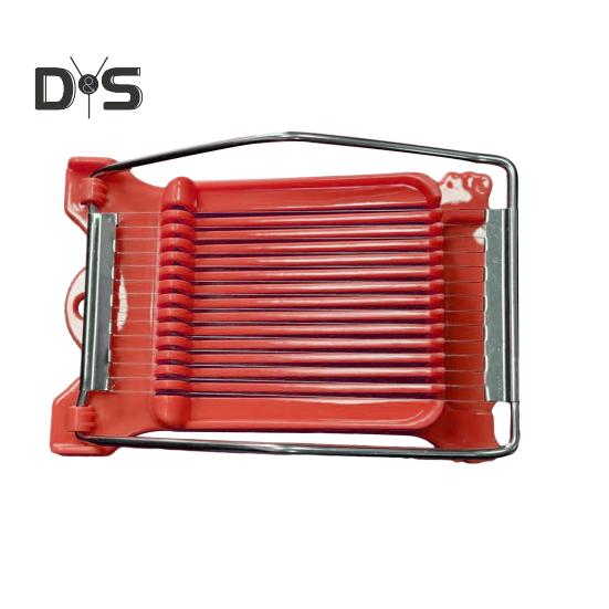 Potato Egg Slicer Easy Press Food Slicer Luncheon Meat Cutter with 14 Stainless Steel Wires Cheese Slicer for Soft Fruit Tofu Dragon Fruit