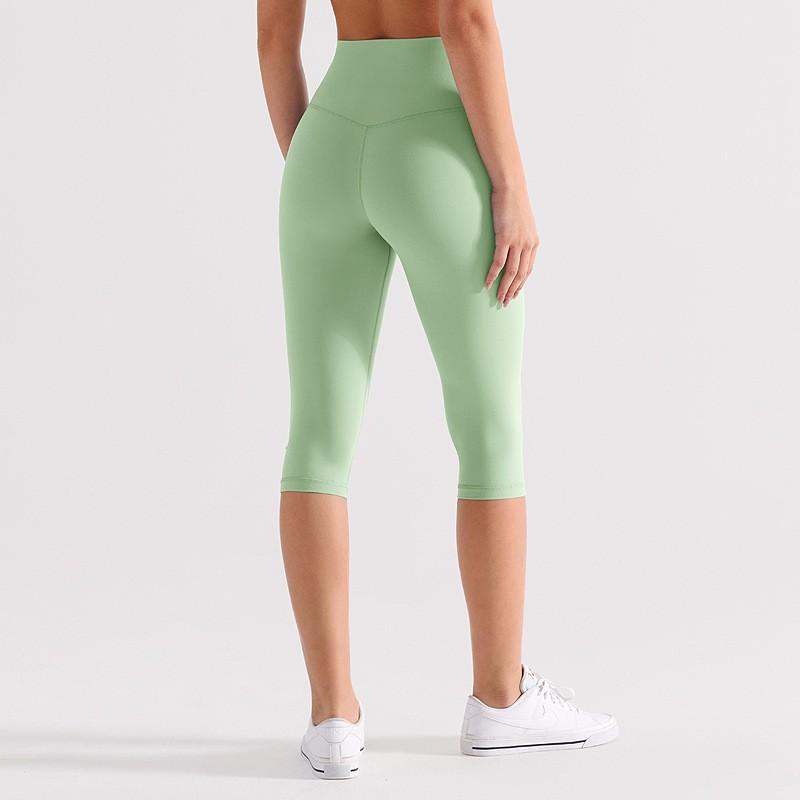 Womens High-Waisted 7/8 Yoga Leggings With Butt-Lifting Fit Quick-Dry Stretchy Workout Pants Running Cycling Dance