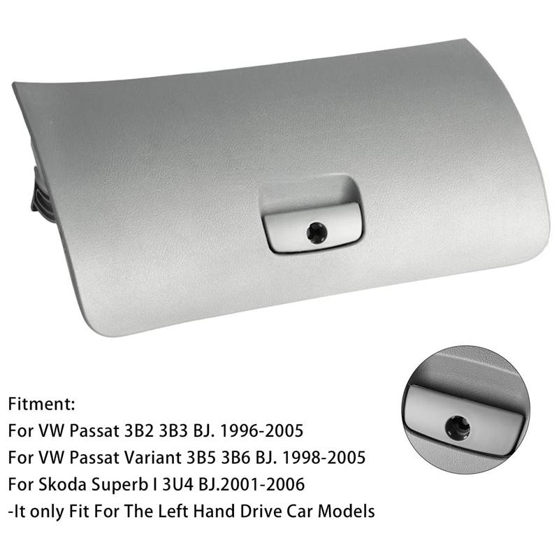 Glove Box Door Lid Assembly Door Lid Cover 3B1857122 For Vw Passat B5 B5.5 1998-2005 Glove Box Drawer Cover Lid