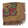 Xinjiang Print Tassel Shawl: Ethnic Floral Scarf for Dust and Sun Protection