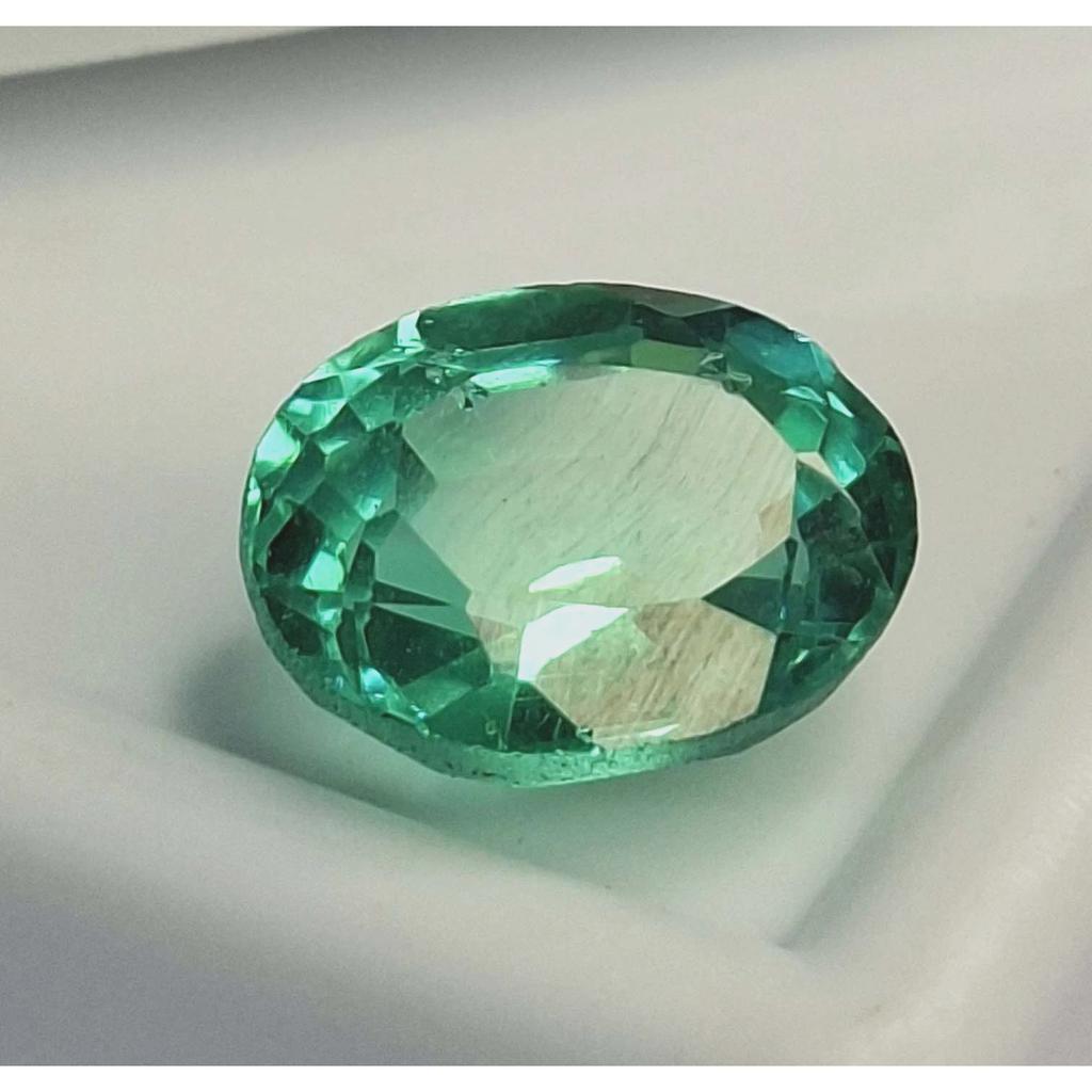 Natural Zambian Green Emerald 4-6 Ct Oval Cut Certified Beautiful Gemstone