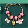 Braccialetto con Charm Hello Kitty per Bambini in Lega di Zinco Per Regalo