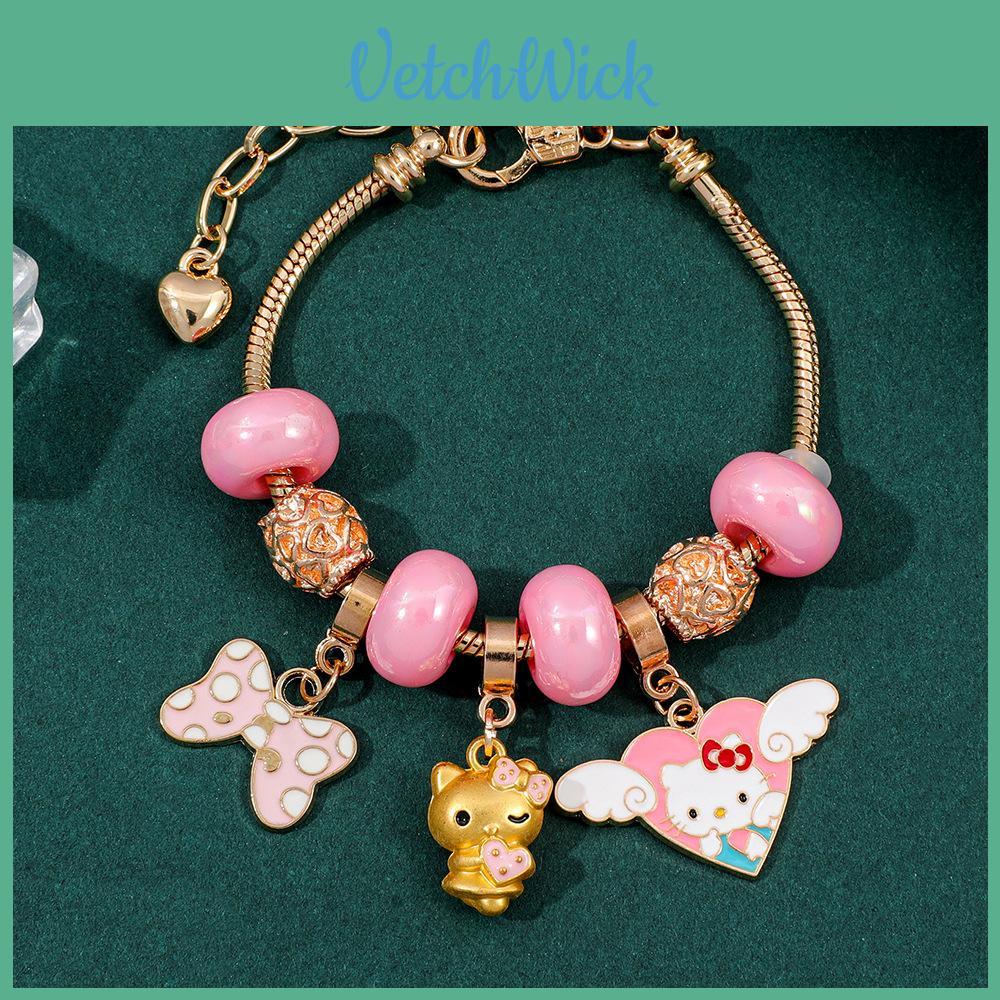 Hello Kitty Kinder Armband mit Zinklegierung für Geschenke