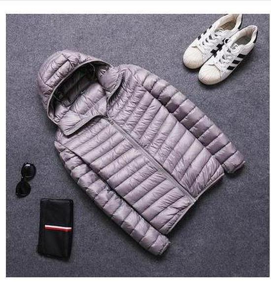 

Чоловічий ультратонкий легкий пуховик, корейський стиль 2023, комір-стійка на осінь/зиму 5XL (85-95kg)