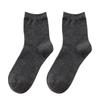 Men's Autumn and Winter New Casual Classic All Match Solid Color In Tube Cotton Socks